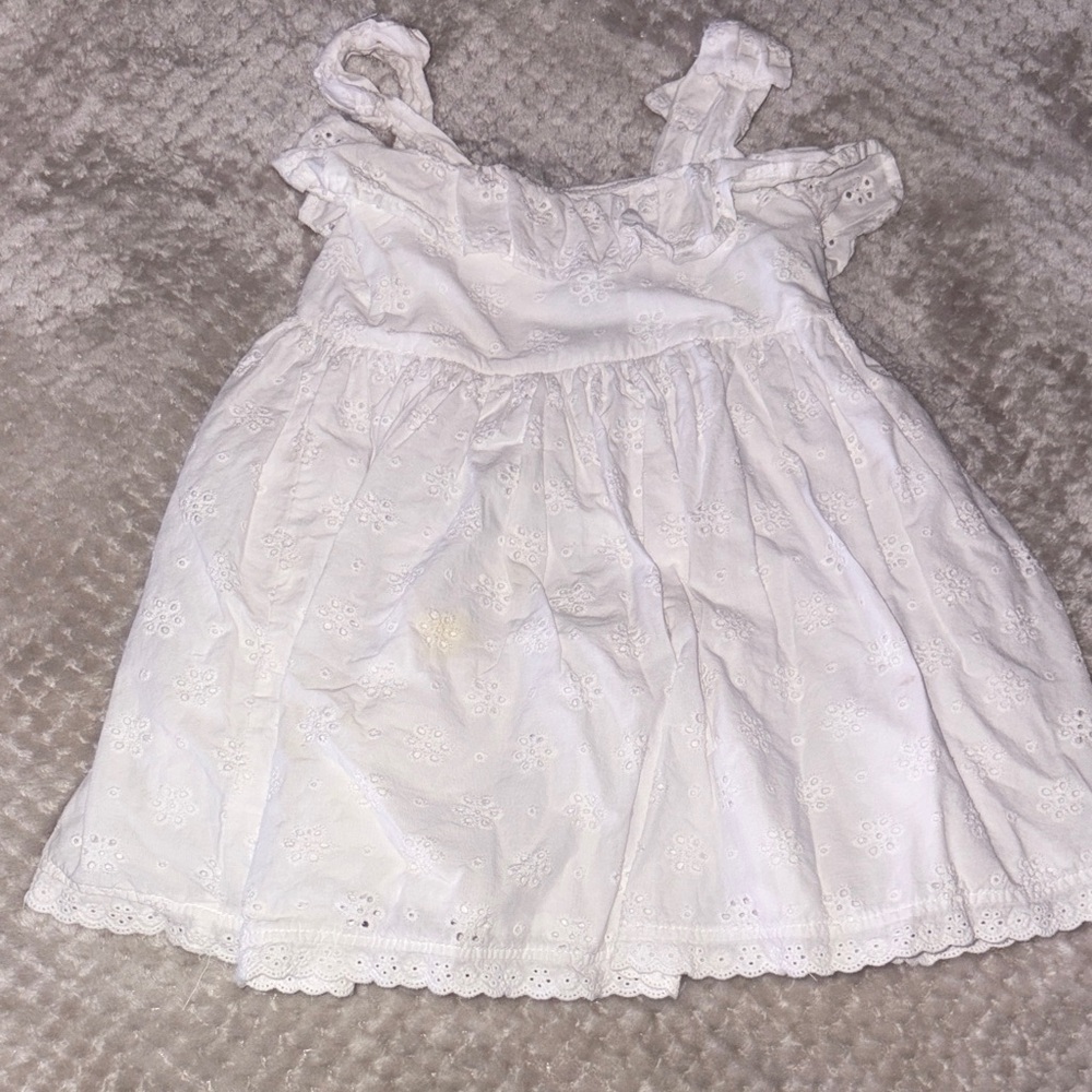 White Eyelet Dress